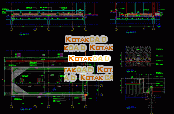 Desain Denah & Detail Potongan Pondasi Kolam Renang.dwg