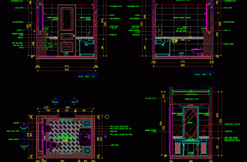 Desain Denah & Potongan Toilet Mewah.dwg