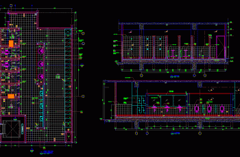 Desain Denah & Potongan Toilet Pria + Loker.dwg