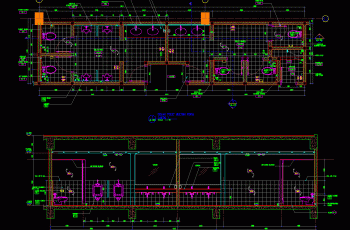 Desain Denah & Potongan Toilet Ruang Rapat Kantor.dwg