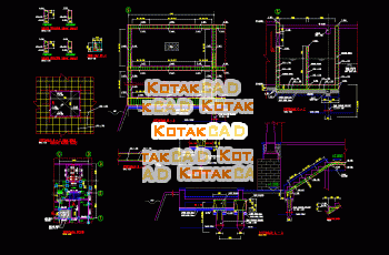 Gambar Detail Potongan Pondasi dan Pagar