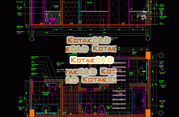 Gambar Detail & Potongan KM/ WC Hotel Tipe Presidensial.dwg