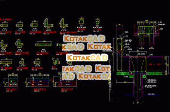 Gambar Detail Pondasi Tiang Pancang & Kolom.dwg