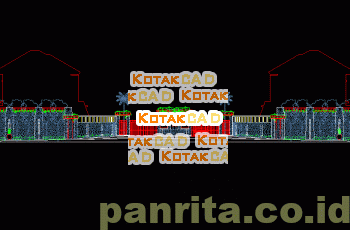 Desain Gerbang dan Pagar Mewah.dwg
