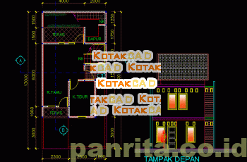 Desain Rumah Sederhana 2 Lantai 6×7 Meter.dwg
