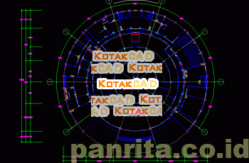 Desain Denah Museum Seni Kontemporer.dwg