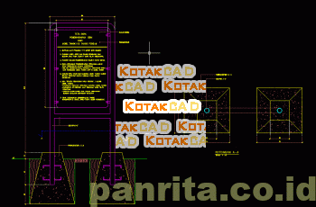 Gambar Detail Rambu Tata Cara Bongkar BBM SPBU.dwg