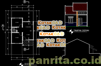 Desain Rumah Minimalis Tipe 36.dwg