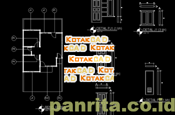 Desain Rumah Minimalis Tipe 70.dwg