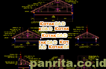 Download Detail Kuda Kuda Kayu.dwg