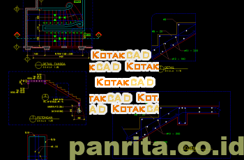 Download Detail Pembesian Tangga Utama.dwg