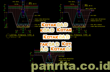 Download Detail Pondasi Batu Kali.dwg