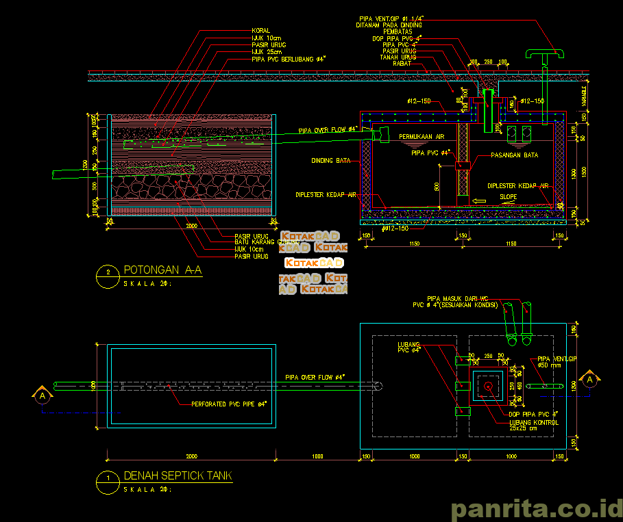 Download Detail Septictank.dwg - Panrita Space