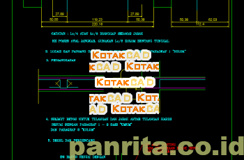Download Gambar Detail Hubungan Antara Kantilever Tepi Bebas dengan Balok Anak.dwg