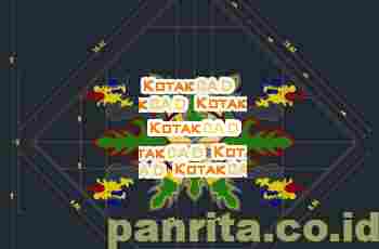 Desain Ornamen Karang Embul Lambang Kutai Kartanegara.DWG